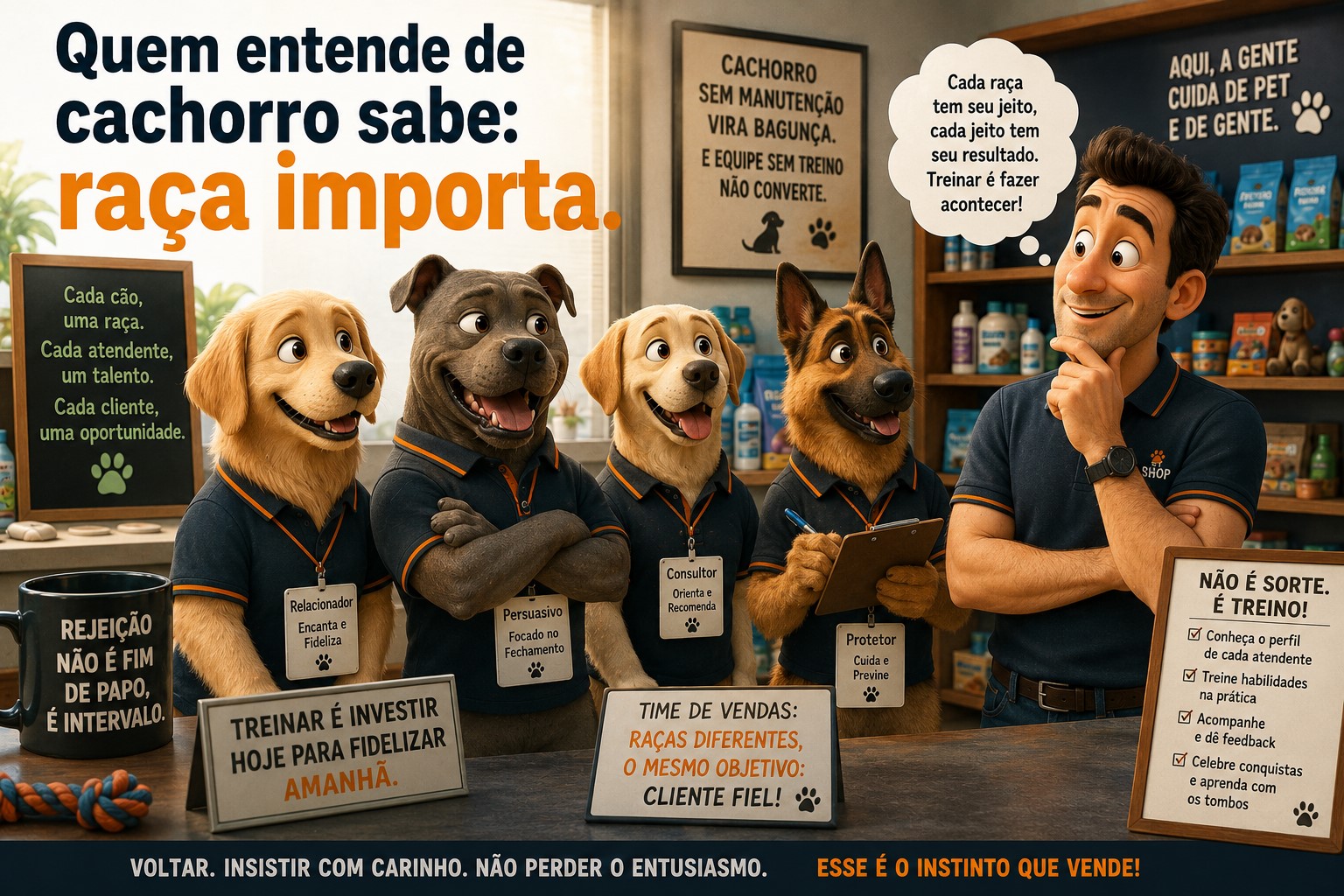 Quem entende de cachorro sabe: raça importa.